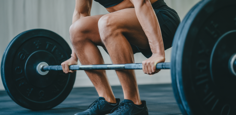 A demonstration of proper exercise technique and form during a personal training session