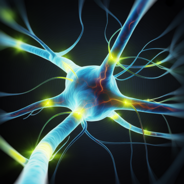 An illustration of new neural pathways firing, symbolizing the neurological benefits of Spravato® treatment