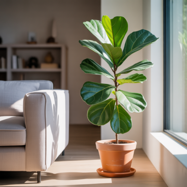 A healthy, thriving plant in a pot, symbolizing the personal growth and healing achieved through psychotherapy