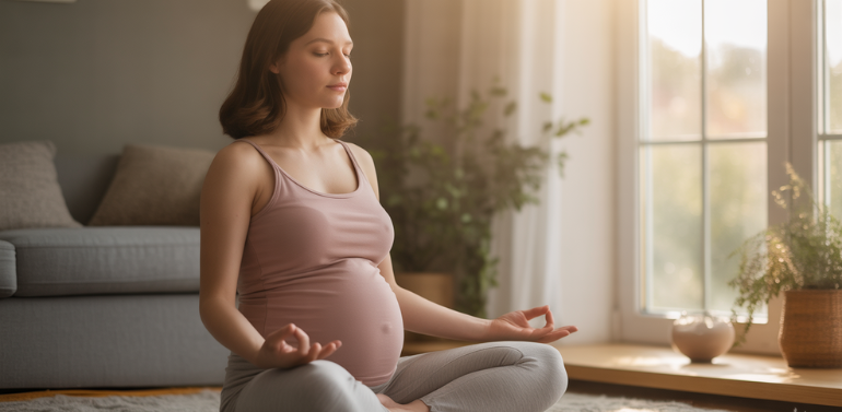 A serene image representing the holistic wellness journey for women at VASAV Health